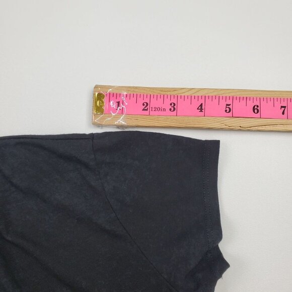 Grayson Threads Juniors Rose Pocket Crop Top Tee T-Shirt Size M Short Sleeve - Picture 12 of 12